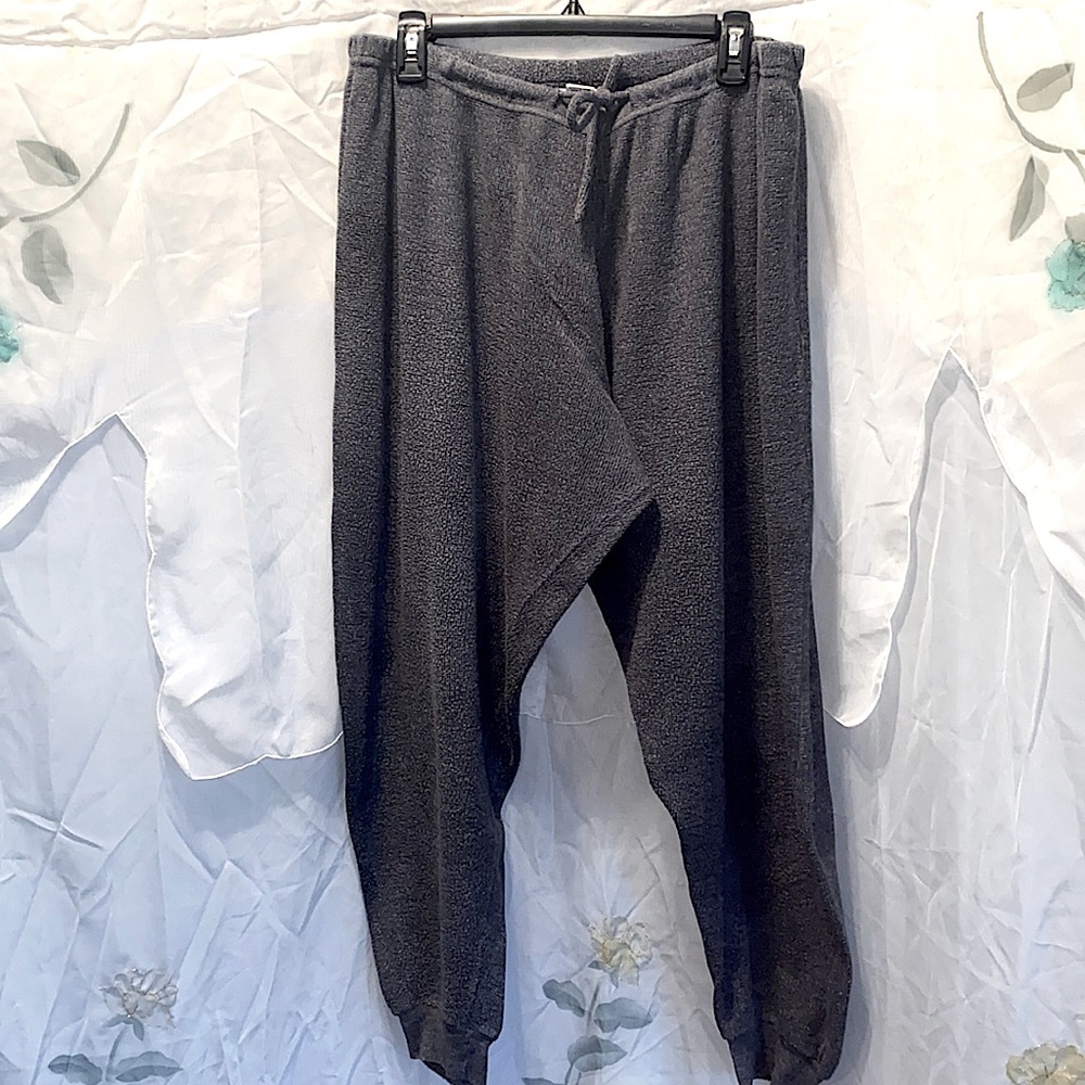 INSOMNIA GREY POLY/COTTON DRAWSTR. PANTS SZ 18/20